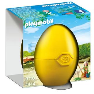 Stavebnice Playmobil vejce žluté: pracovník zoo
