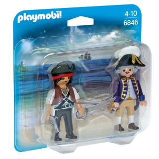 Stavebnice Playmobil voják a pirát 2 figurky