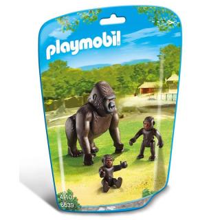 Stavebnice Playmobil život v Zoo: gorila s miminkama