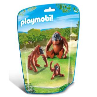 Stavebnice Playmobil život v Zoo: orangutáni s mláďátkem
