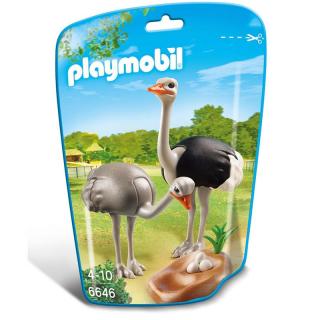 Stavebnice Playmobil život v Zoo: pštrosi s hnízdem