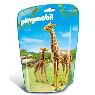 Stavebnice Playmobil život v Zoo: žirafa s malou žirafou