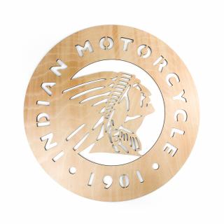 Dřevěná nástěnná dekorace Indian Motorcycle