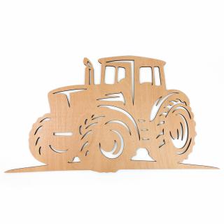 Dřevěná nástěnná dekorace Traktor