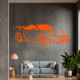 Samolepka Audi Auto Barva: oranžová, Velikost: 100 x 40 cm