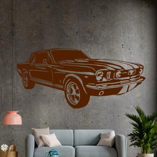 Samolepka Automobil Ford Mustang Barva: hnědá, Velikost: 80 x 37 cm