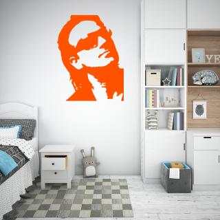Samolepka Bono Vox (U2) Barva: oranžová, Velikost: 60 x 46 cm