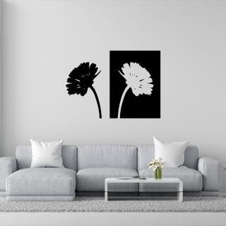 Samolepka Kopretiny Barva: černá, Velikost: 100 x 72 cm