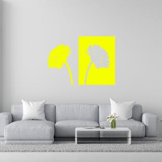 Samolepka Kopretiny Barva: žlutá, Velikost: 100 x 72 cm
