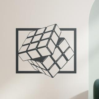 Samolepka Rubikova kostka v obraze