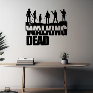 Samolepka The Walking Death Barva: černá, Velikost: 80 x 71 cm
