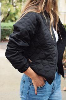 Bunda Bomber Barva: Černá, Velikost: S/M