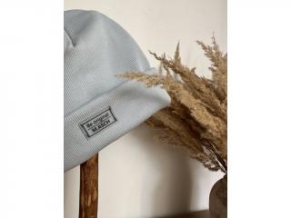 Dětská ribbed beanie Barva: Baby blue, Velikost: 48-53