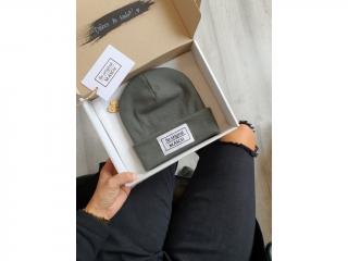 Dětská ribbed beanie Barva: Khaki, Velikost: 33-38