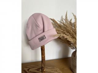 Dětská ribbed beanie Barva: Pudrově růžová, Velikost: 38-43