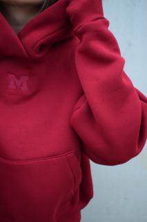 Mikina CLOUDY Barva: Burgundy, Velikost: XS