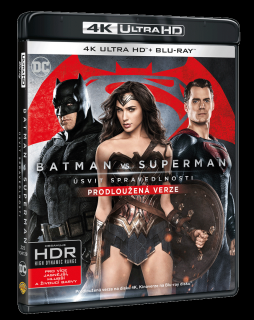 Batman vs. Superman: Úsvit spravedlnosti (Prodloužená + původní verze, 4k Ultra HD Blu-ray + Blu-ray)