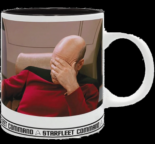 Hrnek Star Trek: Picard Facepalm Meme (320 ml)