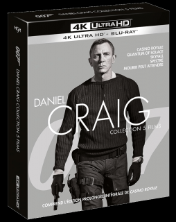 James Bond: Daniel Craig (5x 4k Ultra HD Blu-ray + 5x Blu-ray, CZ pouze na UHD)