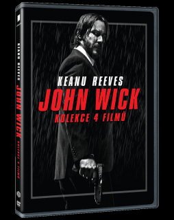 John Wick (Kolekce 1-4, 4x DVD)