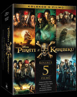 Piráti z Karibiku 1-5 (Kolekce, 5x Blu-ray)