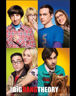 Plakát Big Bang Theory - Teorie velkého třesku: Hlavní páry (61 x 91,5 cm)