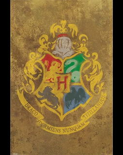 Plakát Harry Potter: Bradavický erb (91 x 61 cm)
