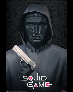 Plakát Hra na oliheň / Squid Game: Maskovaný muž (91 x 61,5 cm)
