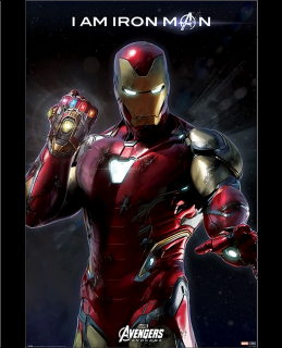 Plakát Marvel: Avengers Endgame - I am Iron Man (91,5 x 61 cm)