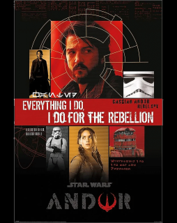 Plakát Star Wars - Cassian Andor: For the Rebellion (91,5 x 61 cm)