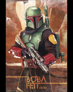 Plakát Star Wars - Mandalorian: Boba Fett (61 x 91,5 cm)
