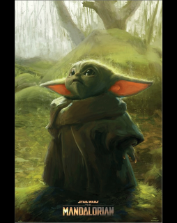 Plakát Star Wars - Mandalorian: Grogu (91,5 x 61 cm)