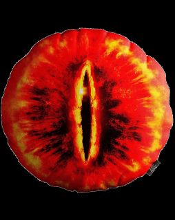 Polštář Pán prstenů: Sauronovo oko (41 x 41 x 10 cm)