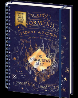 Prémiový zápisník Harry Potter: Pobertův plánek (A4, 160 stran)