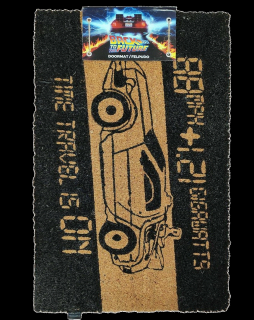 Rohožka Návrat do budoucnosti: DeLorean (72 x 43 cm)