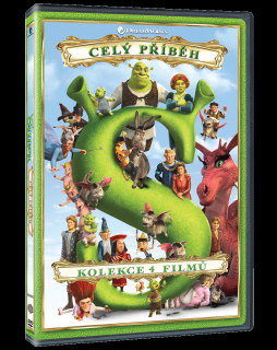 Shrek 1-4 (Kolekce, 4x DVD)