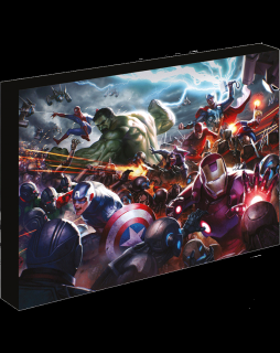 Svítící LED obraz Marvel: Avengers (30 x 40 cm)