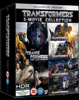 Transformers kolekce 1-5 (5x 4k Ultra HD Blu-ray + 5x Blu-ray, CZ titulky pouze na UHD, 5. bez CZ)