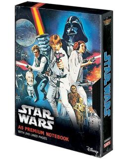 Zápisník Star Wars: Nová naděje - napodobenina VHS (A5, 240 stran)