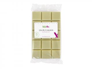 KetoMix 33% BÍLÁ čokoláda | 15 porcí, 100 g