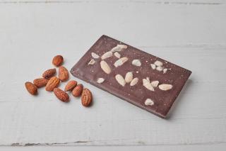 KetoMix 70% HOŘKÁ čokoláda s mandlemi 100 g