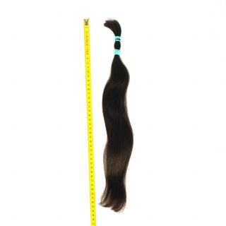 Evropské vlasy, hnědé, 42 cm, 37 gr.