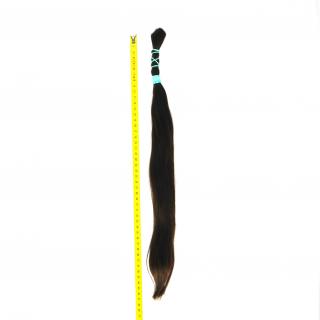 Evropské vlasy, hnědé, 45 cm, 46 gr.