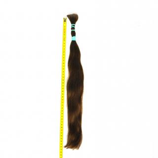 Evropské vlasy, hnědé, 45 cm, 48 gr.
