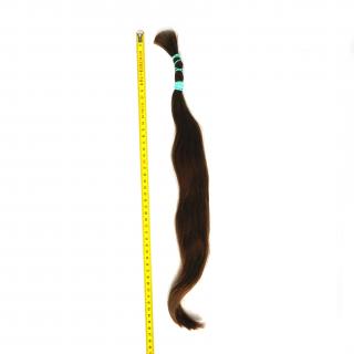 Evropské vlasy, hnědé, 47 cm, 39 gr.