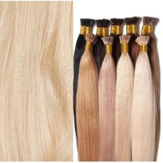 Evropské vlasy k prodloužení metodou Micro Ring - Platina Délka vlasového pramínku: 30-34 cm, Druh vlasů: Středoevropské vlasy, Zvlnění vlasů: Mírně…