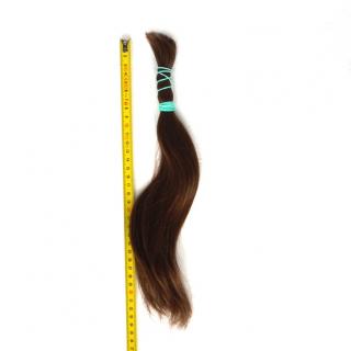 Evropské vlasy, světle hnědé, 32 cm, 53 gr.