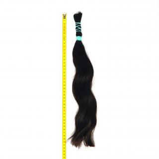 Evropské vlasy, tmavě hnědé, 40 cm, 57 gr.