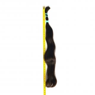 Evropské vlasy, tmavě hnědé, 45 cm, 38 gr.