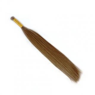 Pravé vlasy double drawn, barva 6. délka vlasů: 40 cm, Druh vlasů: Kvalita výběr
